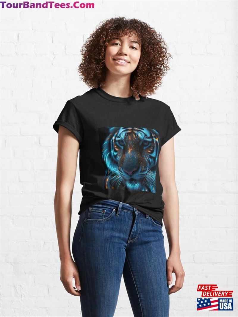 Bioluminescent Tiger Classic T-Shirt 29Uf201896 – Utopia Fashion