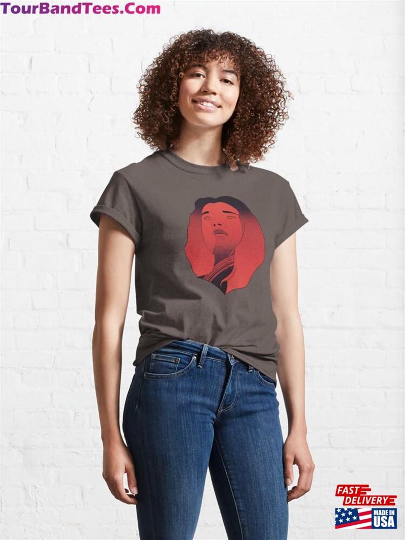 Black And Red Vintage Mermaid Sea Witch Woman Portrait Classic T-Shirt Unisex 29Uf211564 – Utopia Fashion