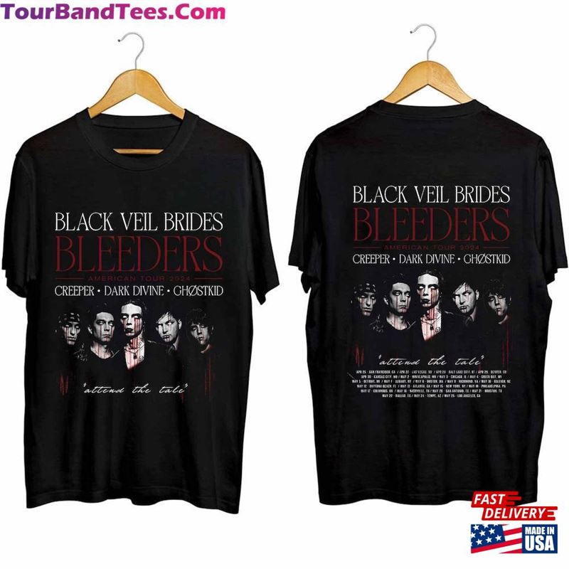 Black Veil Brides Tour Shirt Band Fan Bleeders Us Classic Sweatshirt 29Uf192619 – Utopia Fashion