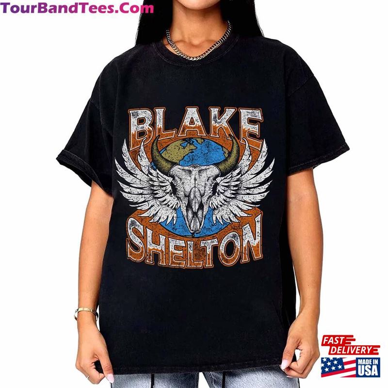 Blake Shelton Back To The Honky Tonk Tour Shirt Fan Concert T-Shirt Unisex 29Uf193022 – Utopia Fashion