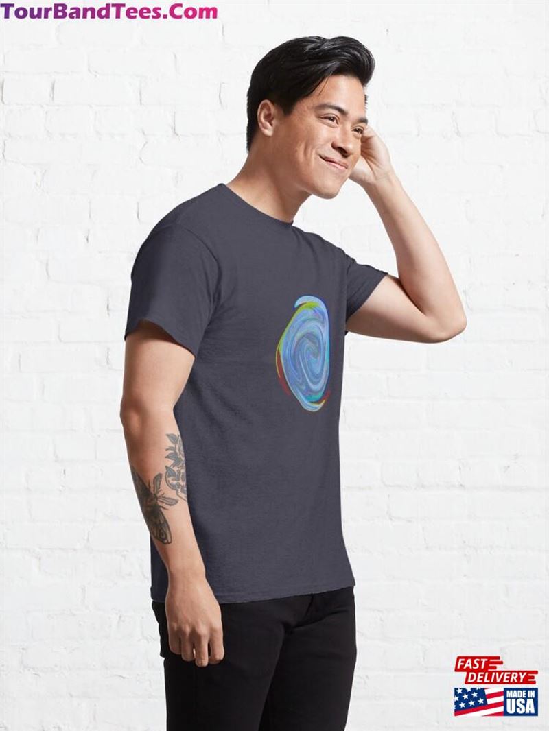 Blue Moon (Psychedelic Variation No 4) Classic T-Shirt 29Uf192688 – Utopia Fashion