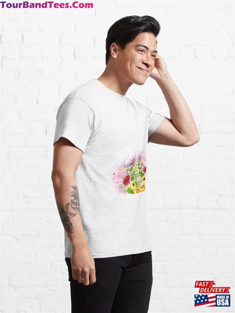 Bouquet Of Flowers Classic T-Shirt Unisex 29Uf193930 – Utopia Fashion