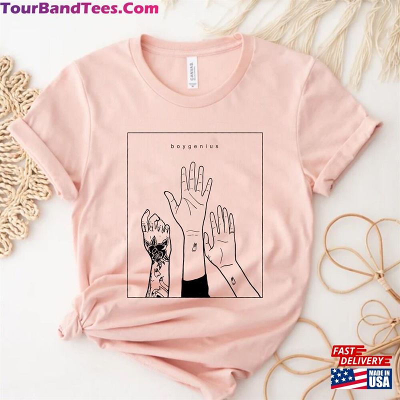 Boy Genius Line Art Band Shirt Tour Indie Rock Music Merch T-Shirt Sweatshirt 29Uf206820 – Utopia Fashion