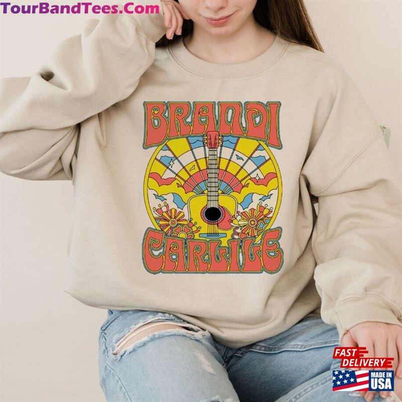 Brandi Carlile Guitarland Tour Hoodie Sweatshirt Vintage T-Shirt Concert Shirt Unisex 29Uf211771 – Utopia Fashion