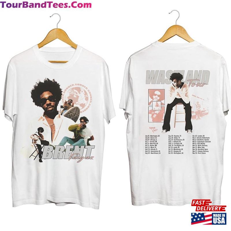 Brent Faiyaz It’S A Wasteland Tour Shirt Fan Concert Classic T-Shirt 29Uf211990 – Utopia Fashion