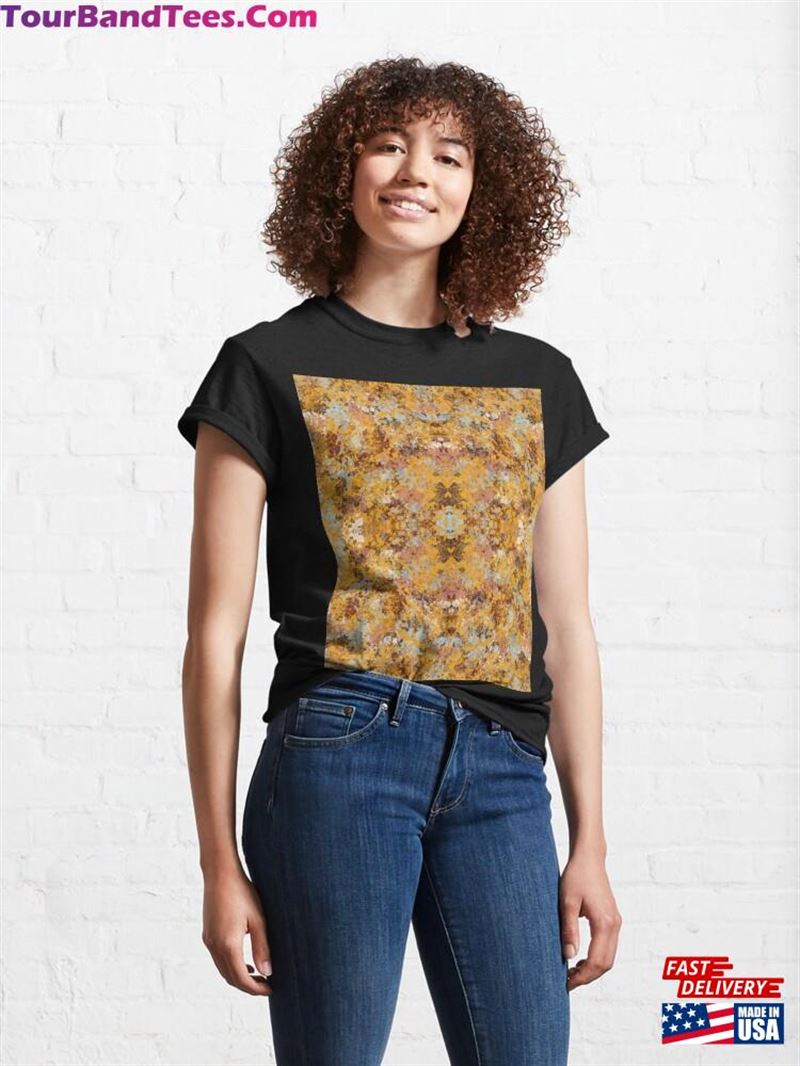 Brick Brush In Gold And Brown Classic T-Shirt Unisex 29Uf206361 – Utopia Fashion