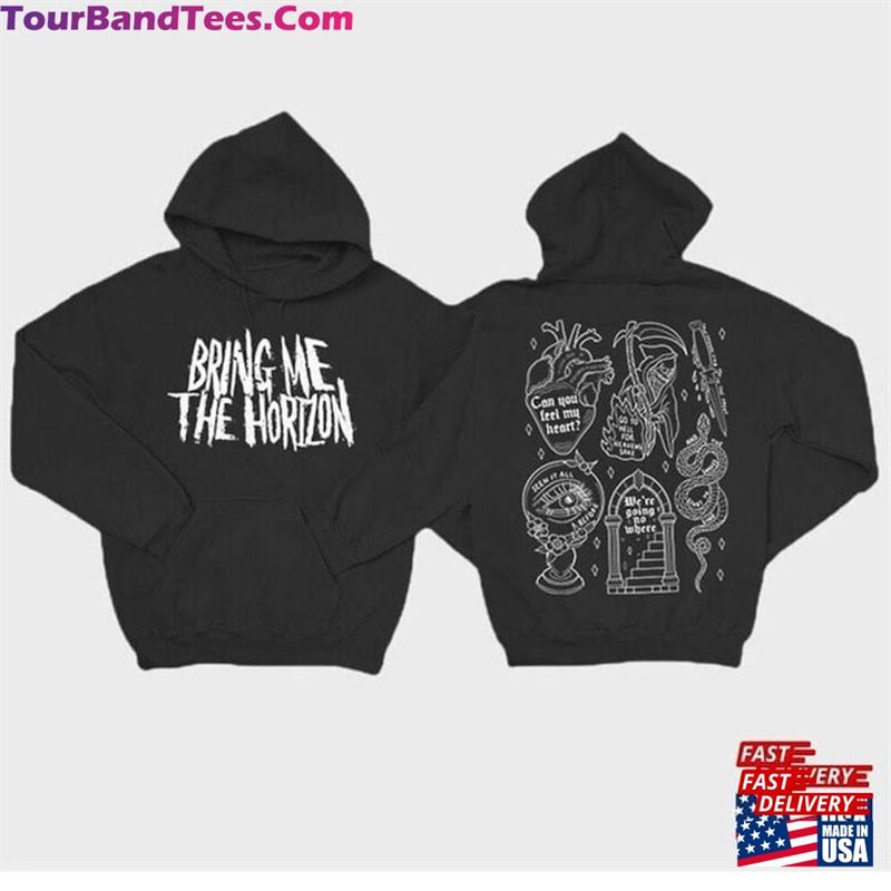 Bring Me The Horizon Doodle Art Hoodie Vintage Album Lyric Merch Tee Bmth Rock Music Concert Gift Unisex Classic 29Uf193208 – Utopia Fashion