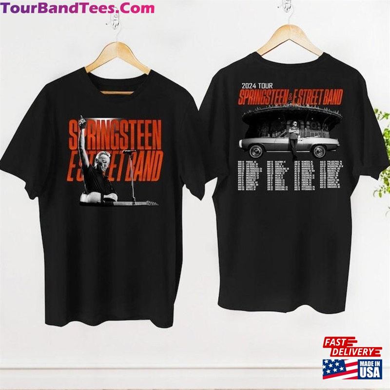 Bruce Springsteen Tour Shirt E Street Band And Rock T-Shirt Classic 29Uf194770 – Utopia Fashion