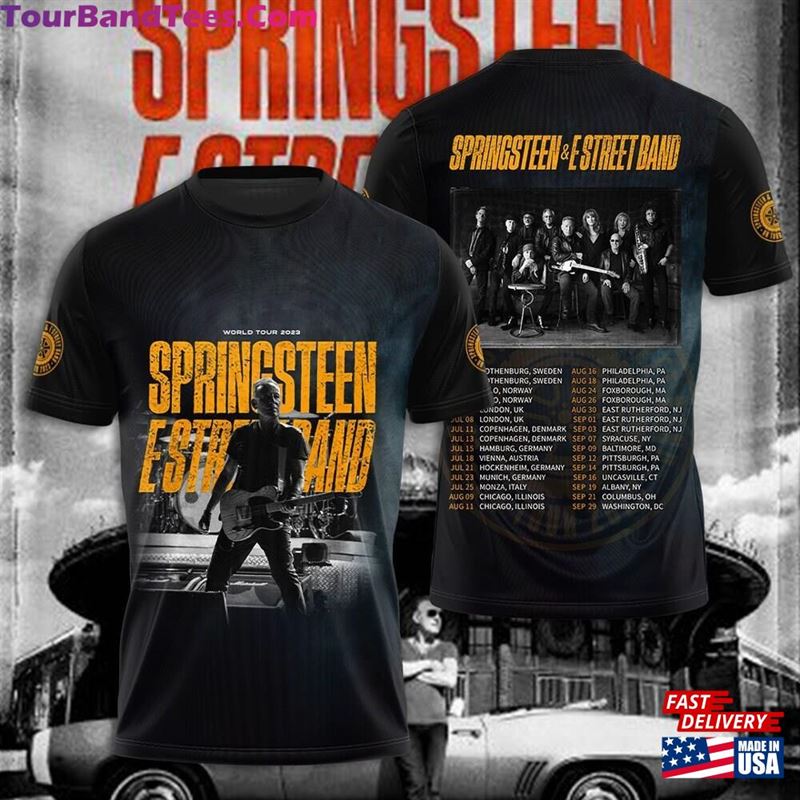 Bruce Springsteen 3D T-Shirt E Street Band Shirt Unisex 29Uf192267 – Utopia Fashion