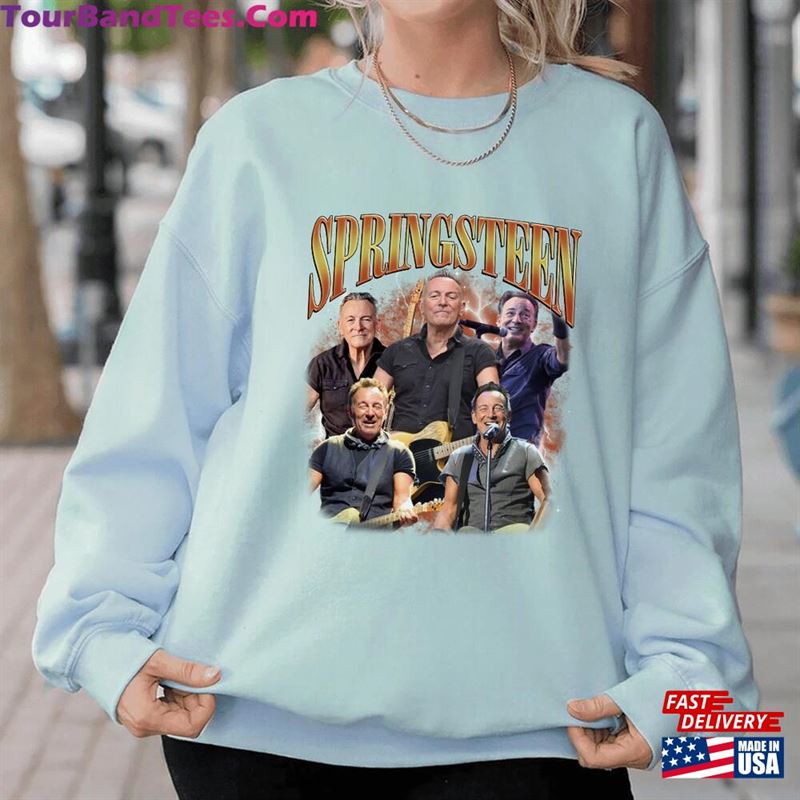 Bruce Springsteen 90S Vintage T-Shirt Hoodie 29Uf191562 – Utopia Fashion