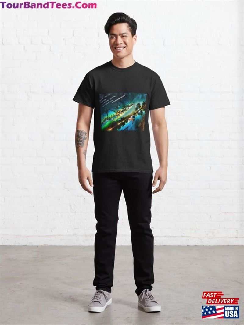 Bruce Springsteen The River At Night On Them Banks I’D Lie Awake Classic T-Shirt Unisex 29Uf193250 – Utopia Fashion