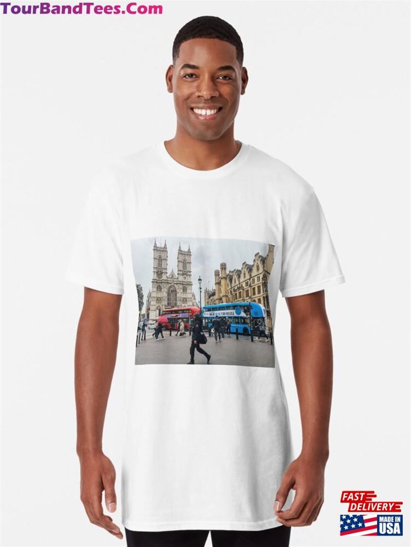 Busy Intersection Outside Westminster Abbey Long T-Shirt Sweatshirt 29Uf193128 – Utopia Fashion