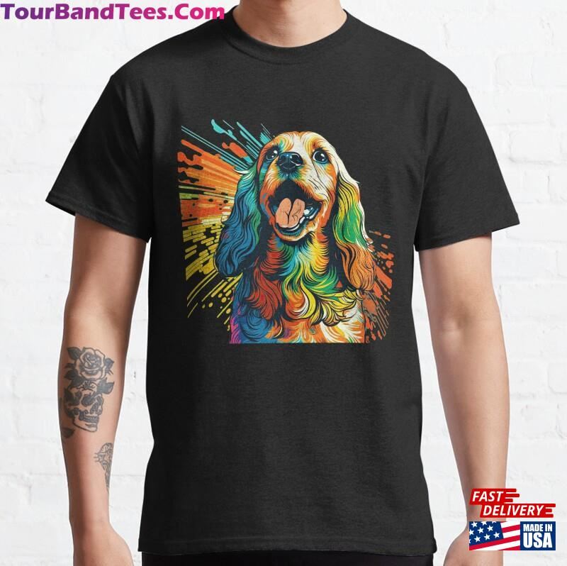 Cartoon For Dog Lover And Cocker Spaniel Owner Classic T-Shirt Sweatshirt Unisex 29Uf206587 – Utopia Fashion