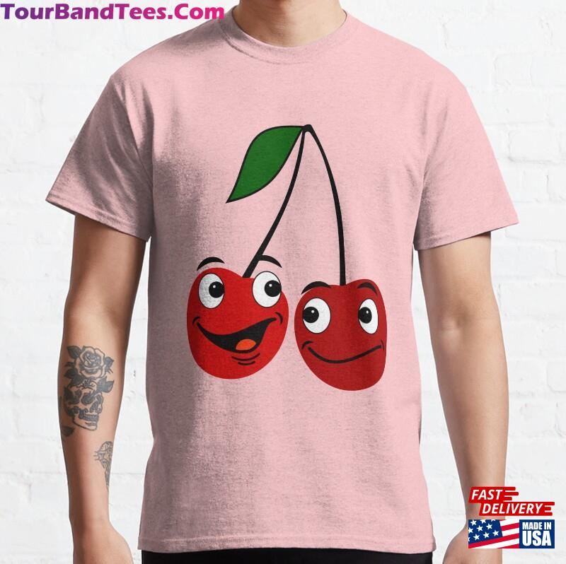 Cherry Cartoon Printed T-Shirt Unisex 29Uf194800 – Utopia Fashion