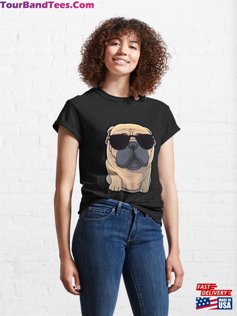 Chinese Shar Pei In Cool Sunglasses Classic T-Shirt Sweatshirt Unisex 29Uf192573 – Utopia Fashion