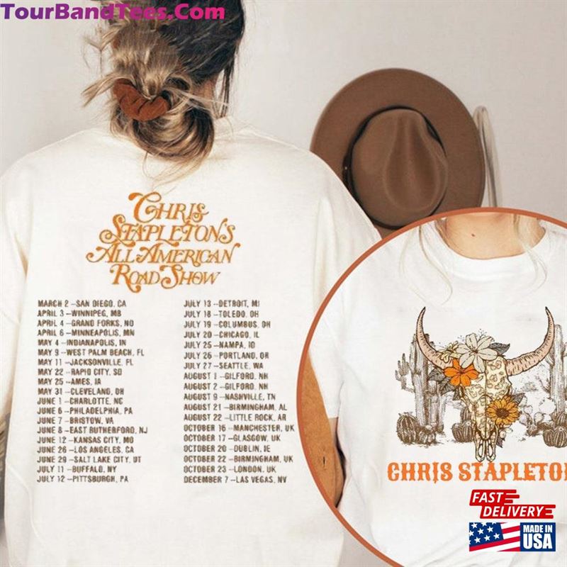 Chris Stapleton All American Road Show Tour Shirt Fan Unisex T-Shirt 29Uf211793 – Utopia Fashion