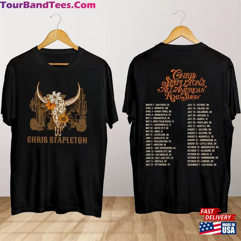 Chris Stapleton All Road Show Tour T-Shirt Concert Shirt Classic Unisex 29Uf211543 – Utopia Fashion