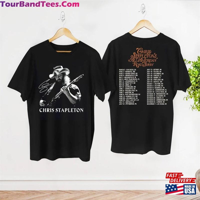 Chris Stapleton Tour Shirt All American Road Show Fan Sweatshirt Unisex 29Uf201640 – Utopia Fashion