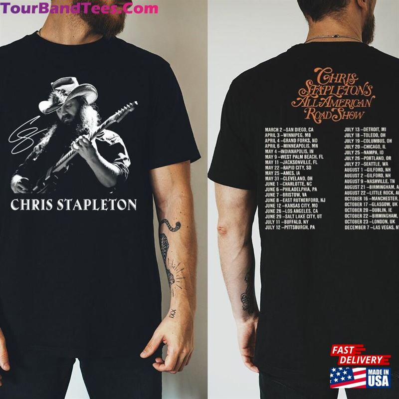 Chris Stapleton Tour Shirt All American Road Show Fan Sweatshirt Unisex 29Uf192441 – Utopia Fashion