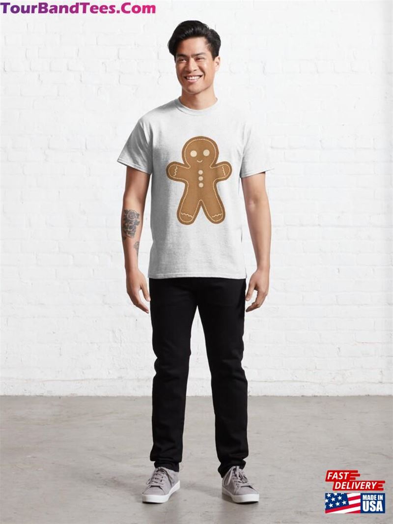 Christmas Cookie In The Shape Of A Man Classic T-Shirt Hoodie Unisex 29Uf212023 – Utopia Fashion