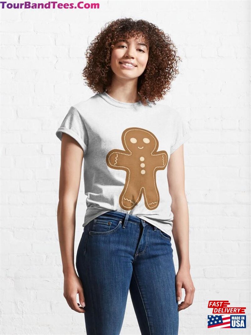 Christmas Cookie In The Shape Of A Man Classic T-Shirt Hoodie Unisex 29Uf212023 – Utopia Fashion