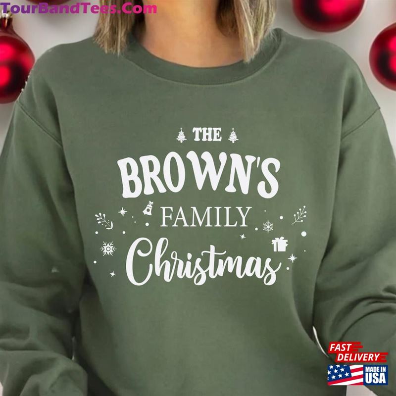 Christmas With The Browns Sweatshirt Family Shirt Xmas Music Band Tee Hoodie Unisex 29Uf211710 – Utopia Fashion