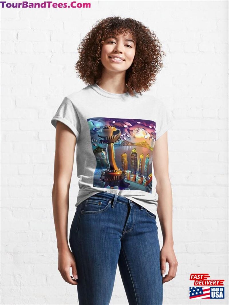 City With Alien Sky Classic T-Shirt Sweatshirt 29Uf206621 – Utopia Fashion