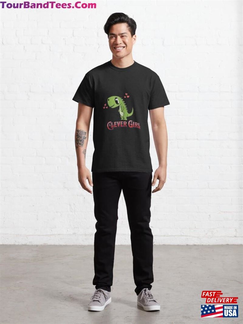 Clever Girl Raptor Dinosaur Baby T-Shirt Unisex 29Uf194418 – Utopia Fashion