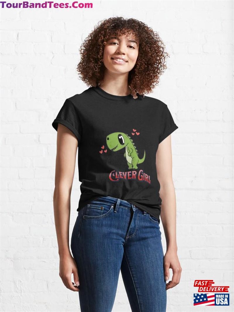 Clever Girl Raptor Dinosaur Baby T-Shirt Unisex 29Uf194418 – Utopia Fashion