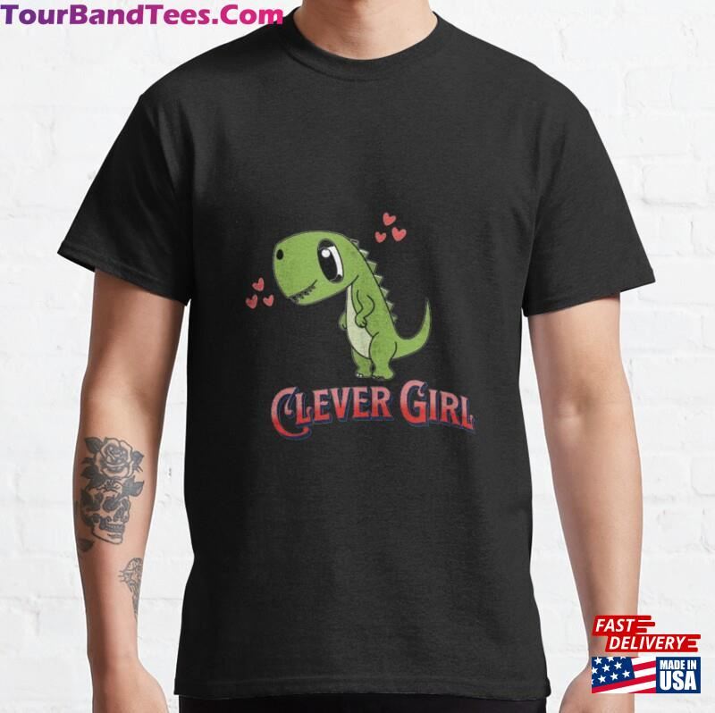 Clever Girl Raptor Dinosaur Baby T-Shirt Unisex 29Uf194418 – Utopia Fashion