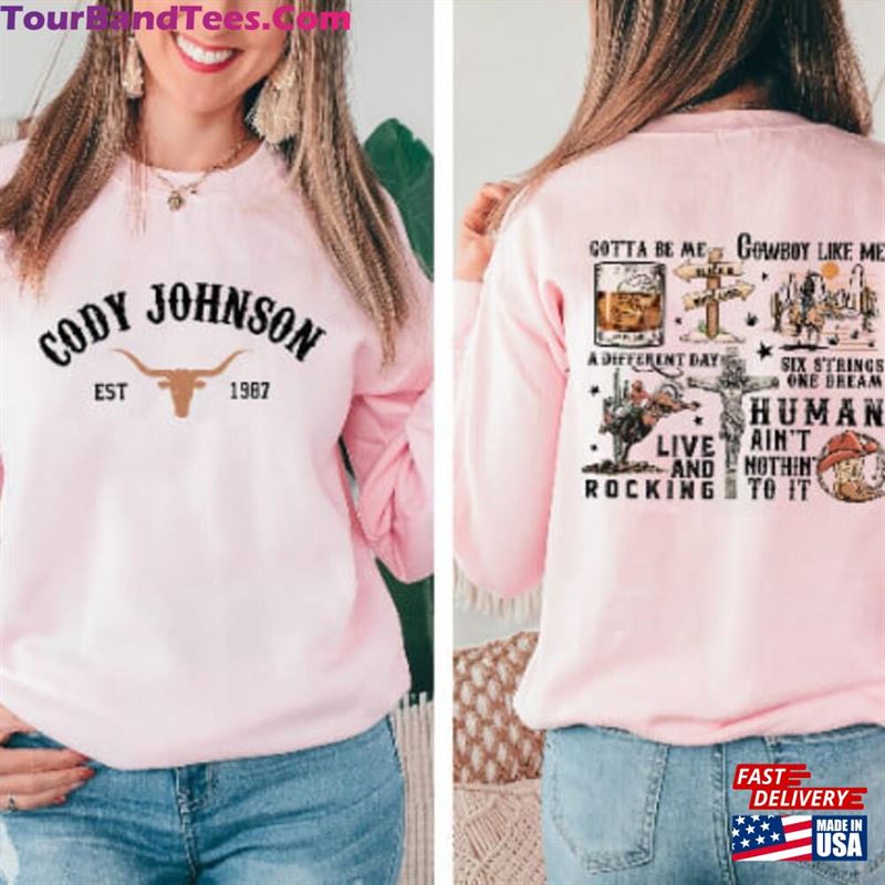 Cody Johnson The Leather Tour Shirt Merch Concert Classic Hoodie 29Uf211705 – Utopia Fashion