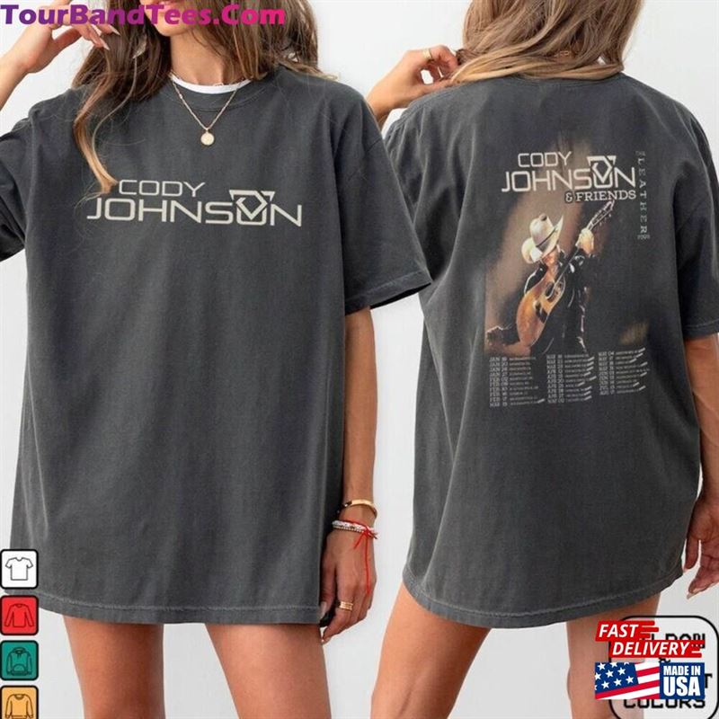 Cody Johnson The Leather Tour T-Shirt Concert Shirt Classic 29Uf193297 – Utopia Fashion