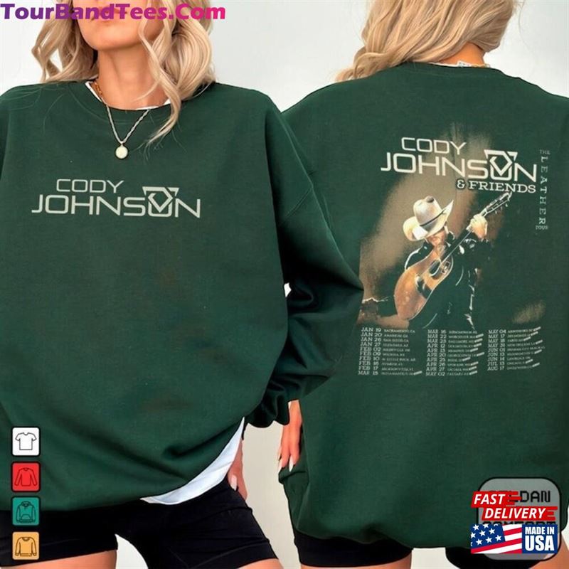 Cody Johnson The Leather Tour T-Shirt Concert Shirt Hoodie Classic 29Uf193323 – Utopia Fashion