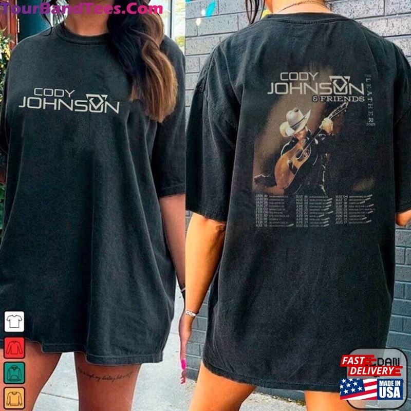 Cody Johnson The Leather Tour T-Shirt Concert Shirt Hoodie Unisex 29Uf192790 – Utopia Fashion