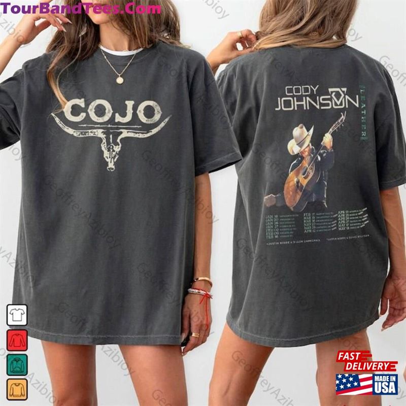 Cody Johnson Tour Shirt Country Music Cojo Unisex Concert Sweatshirt 29Uf206868 – Utopia Fashion