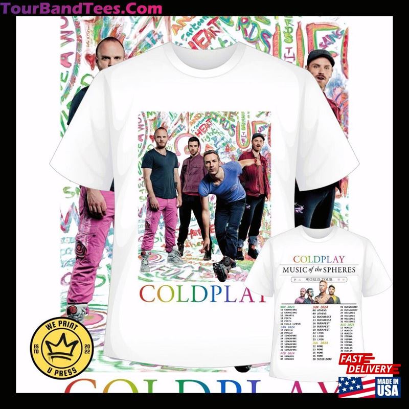 Coldplay World Tour V2 T-Shirt Sweatshirt Classic 29Uf193816 – Utopia Fashion