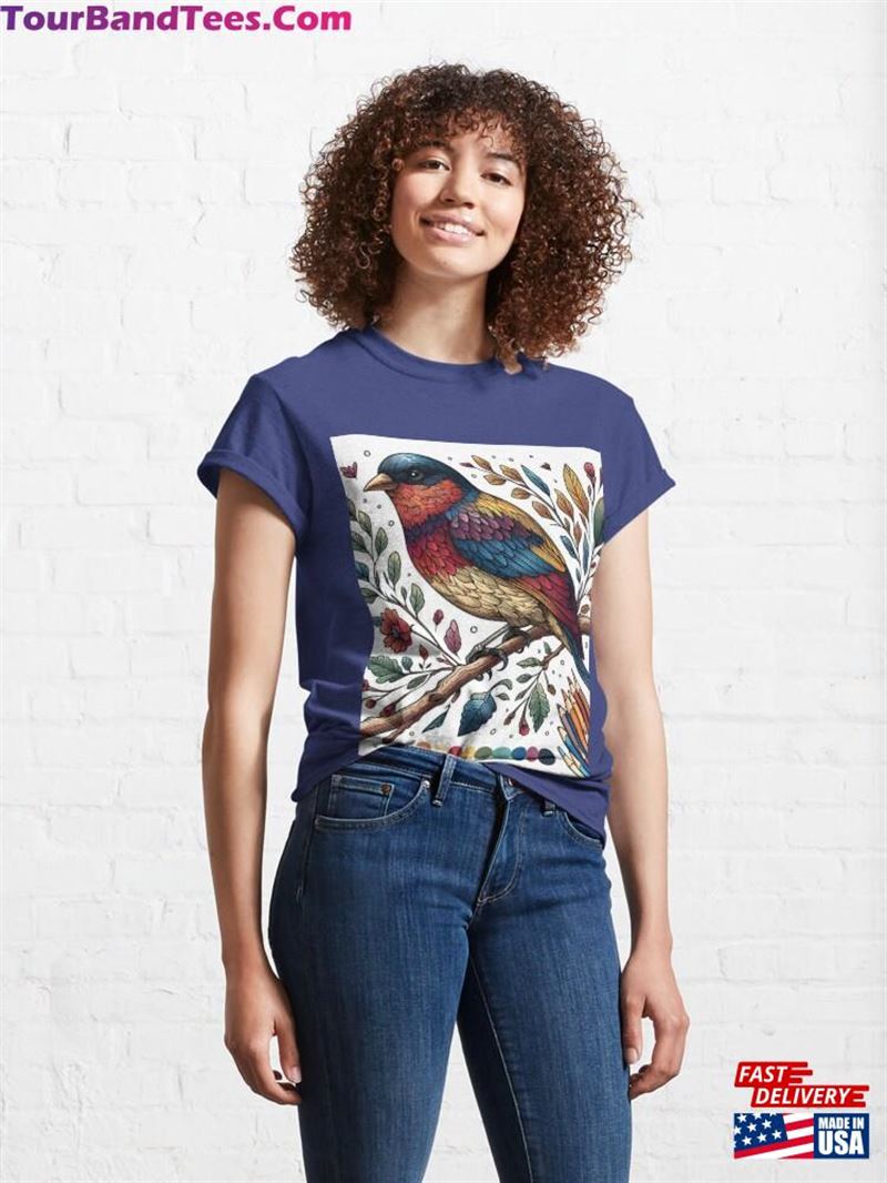 Colorful Bird Classic T-Shirt Sweatshirt Unisex 29Uf201775 – Utopia Fashion