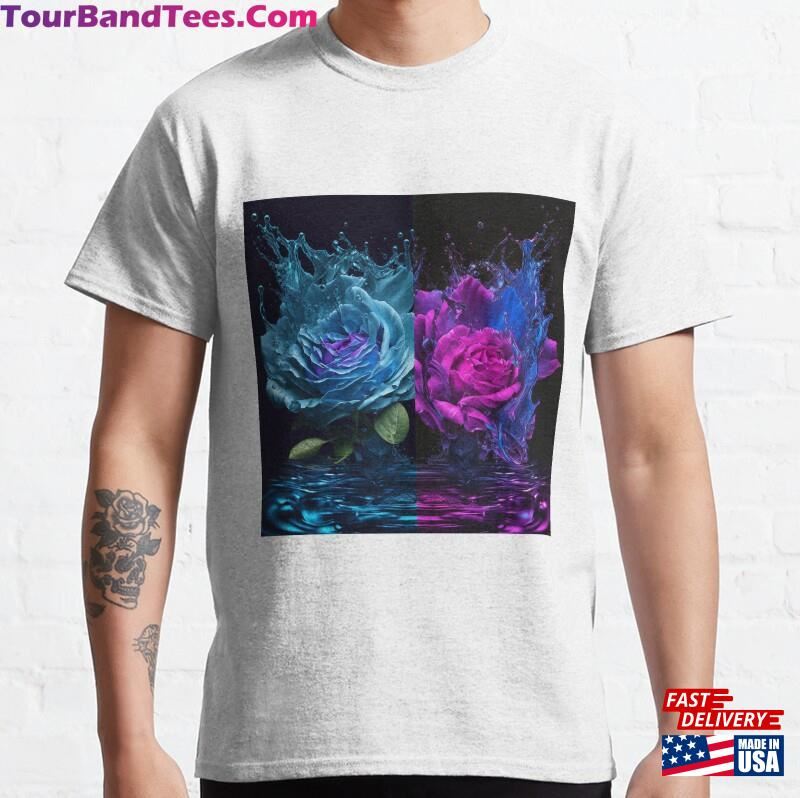 Colorful Roses Classic T-Shirt 29Uf206902 – Utopia Fashion