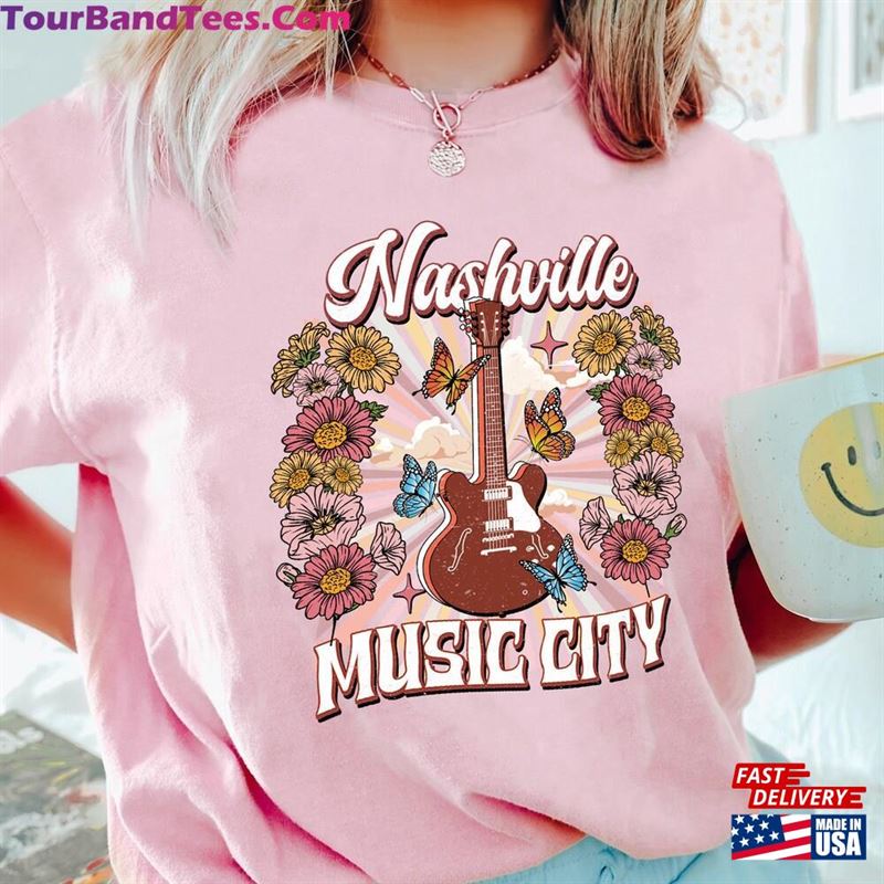 Comfort Color Nashville Shirt Girls Trip Bachelorette Shirts Guitar T-Shirt Hoodie 29Uf201589 – Utopia Fashion