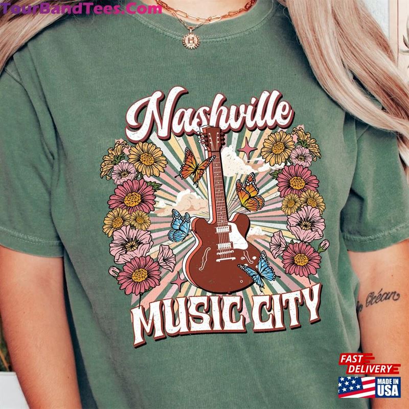 Comfort Color Nashville Shirt Girls Trip Bachelorette Shirts Guitar T-Shirt Hoodie 29Uf201589 – Utopia Fashion