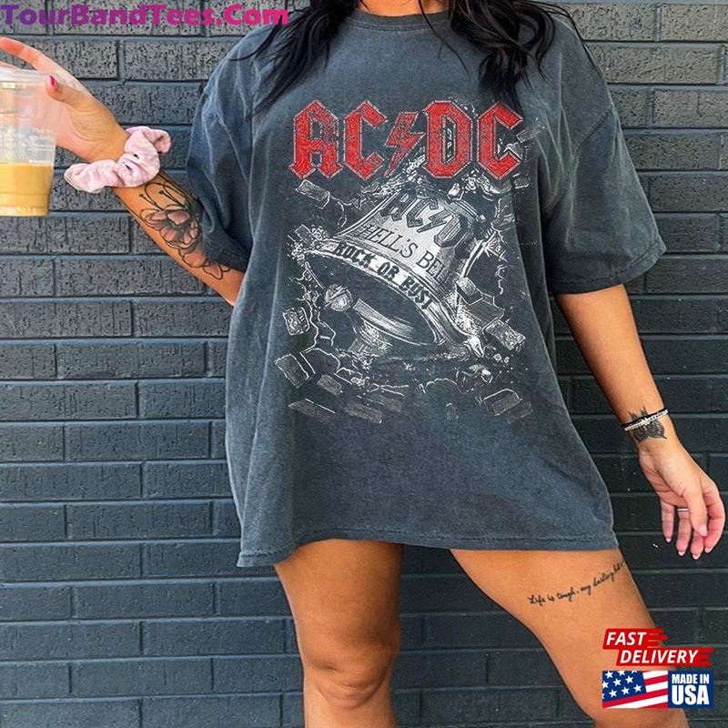 Comfort Colors Acdc Band Shirt 50Th Anniversary T-Shirt Hoodie 29Uf212000 – Utopia Fashion