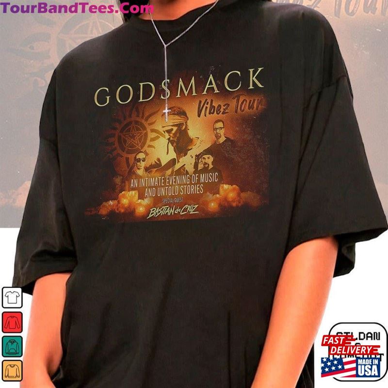 Comfort Colors Godsmack Vibez Tour T-Shirt Unisex North American Shirt Band Fan Sweatshirt Classic 29Uf197025 – Utopia Fashion