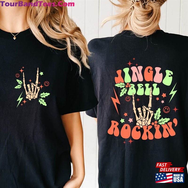 Comfort Colors Jingle Bell Rockin Shirt Skeleton Hands Christmas Music Unisex Classic 29Uf192692 – Utopia Fashion