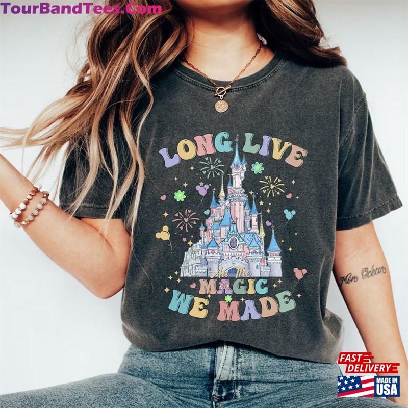 Comfort Colors Long Live All The Magic Shirt Kingdom Disney Castle Classic Sweatshirt 29Uf197060 – Utopia Fashion