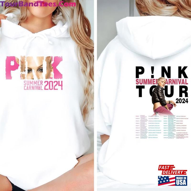 Comfort Colors Pink Trustfall Tour Album Tee Singer Music Festival Hoodie Concert Apparel Long Sleeve T-Shirt 29Uf192114 – Utopia Fashion