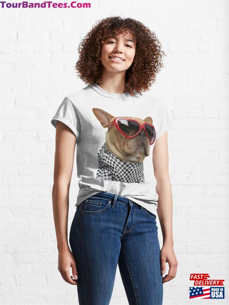 Cool Dog Wearing Glasses Classic T-Shirt Hoodie 29Uf202018 – Utopia Fashion