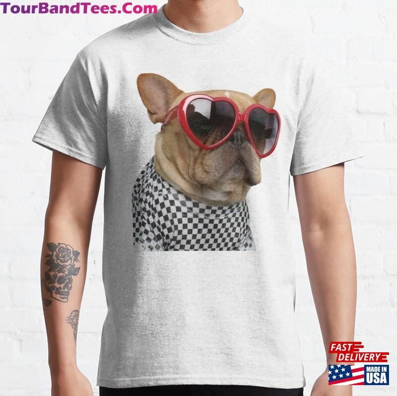 Cool Dog Wearing Glasses Classic T-Shirt Hoodie 29Uf202018 – Utopia Fashion