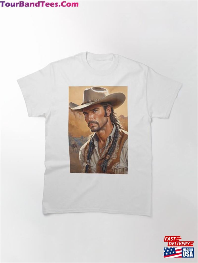 Cowboy Western Man Painting Classic T-Shirt Hoodie 29Uf201414 – Utopia Fashion