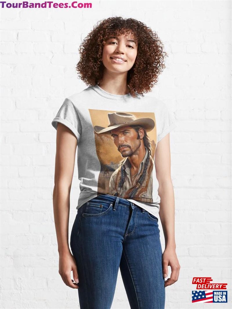 Cowboy Western Man Painting Classic T-Shirt Hoodie 29Uf201414 – Utopia Fashion