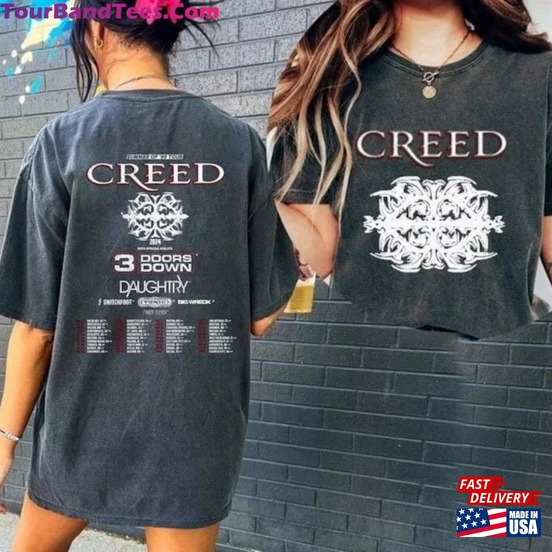 Creed Tour Summer Of’99 Shirt Band Fan Classic T-Shirt 29Uf193112 – Utopia Fashion